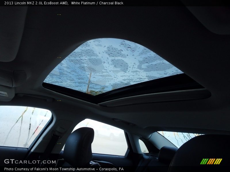 White Platinum / Charcoal Black 2013 Lincoln MKZ 2.0L EcoBoost AWD