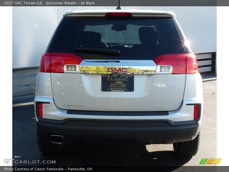 Quicksilver Metallic / Jet Black 2017 GMC Terrain SLE