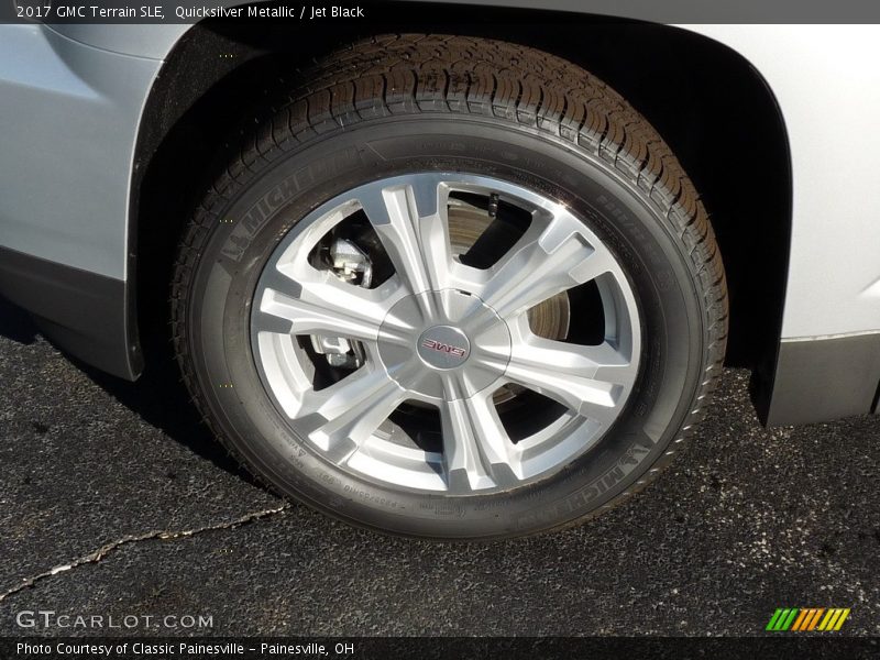 Quicksilver Metallic / Jet Black 2017 GMC Terrain SLE