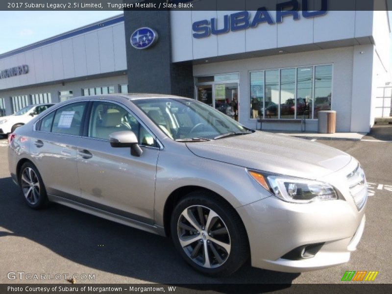 Tungsten Metallic / Slate Black 2017 Subaru Legacy 2.5i Limited