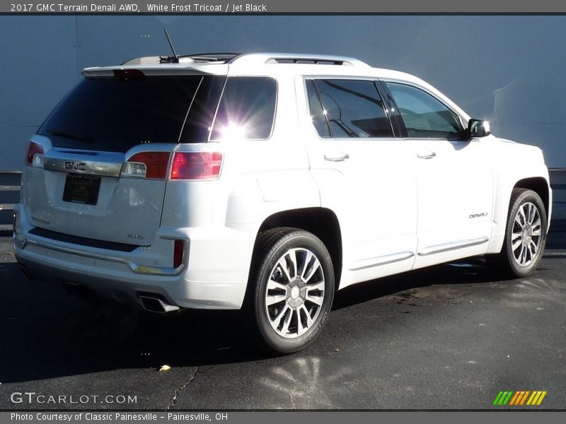 White Frost Tricoat / Jet Black 2017 GMC Terrain Denali AWD