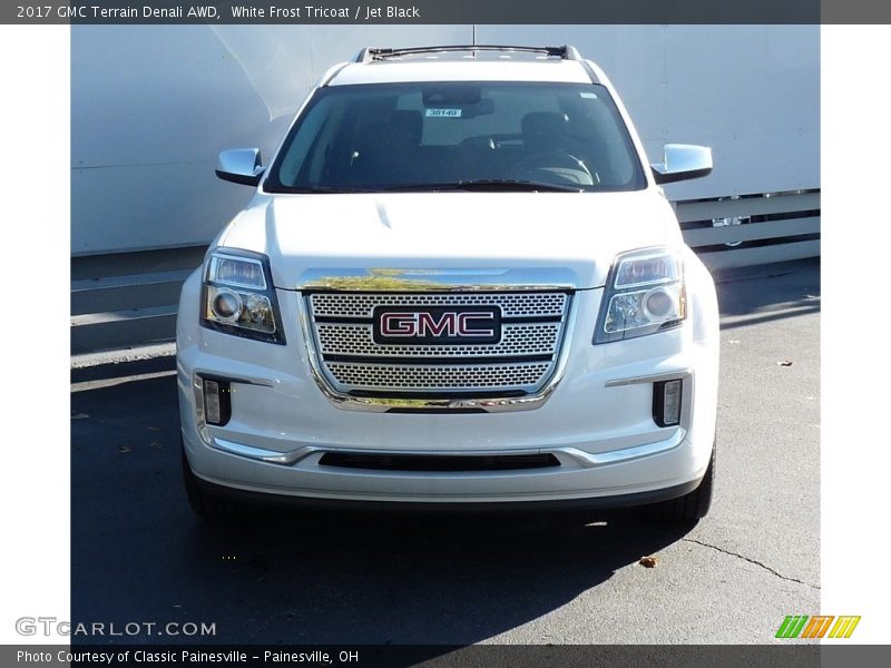 White Frost Tricoat / Jet Black 2017 GMC Terrain Denali AWD