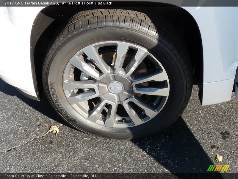 White Frost Tricoat / Jet Black 2017 GMC Terrain Denali AWD