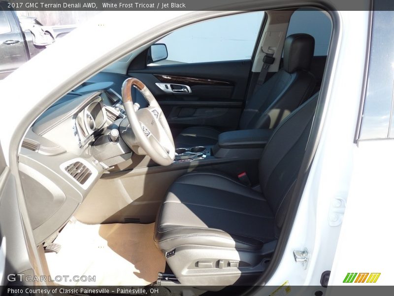 White Frost Tricoat / Jet Black 2017 GMC Terrain Denali AWD