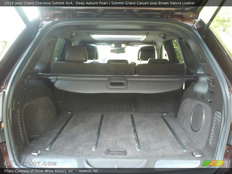 Deep Auburn Pearl / Summit Grand Canyon Jeep Brown Natura Leather 2014 Jeep Grand Cherokee Summit 4x4