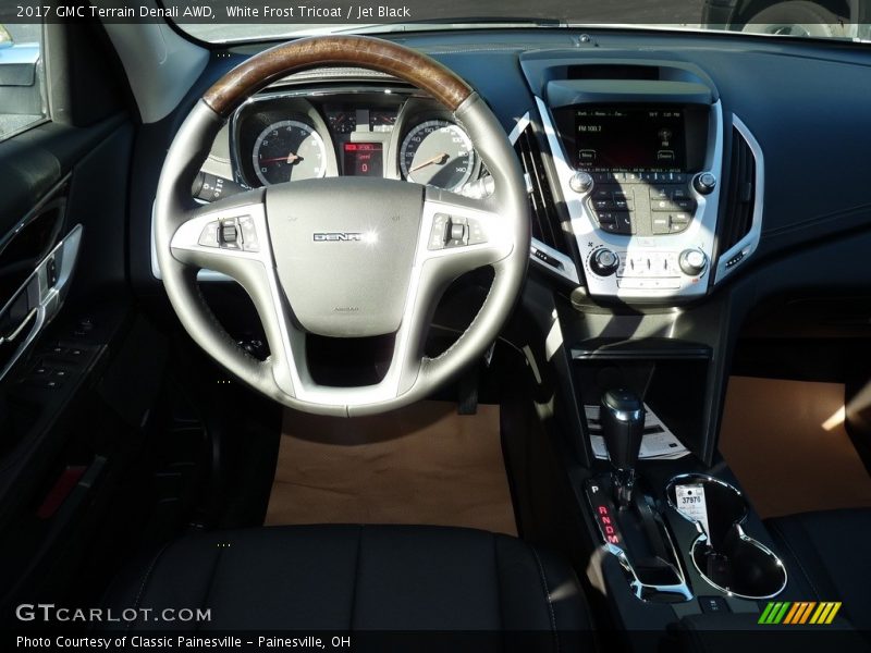 White Frost Tricoat / Jet Black 2017 GMC Terrain Denali AWD