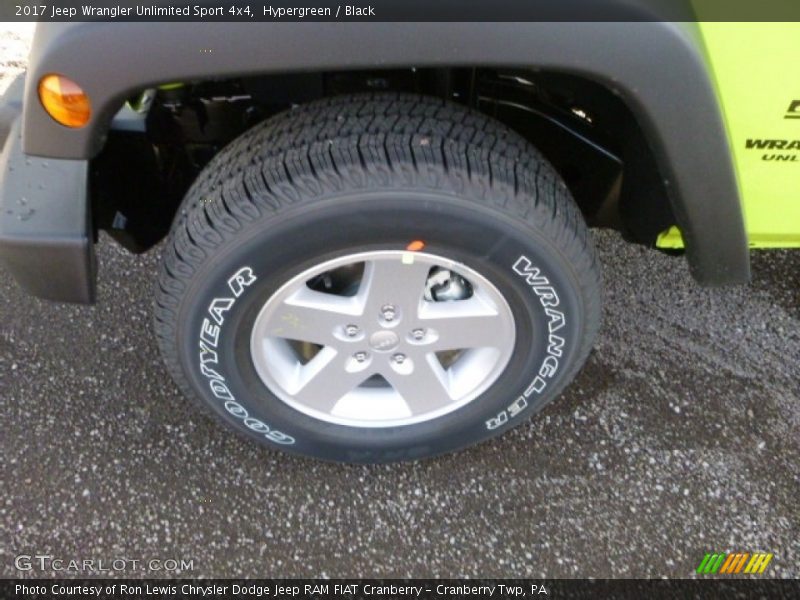 Hypergreen / Black 2017 Jeep Wrangler Unlimited Sport 4x4