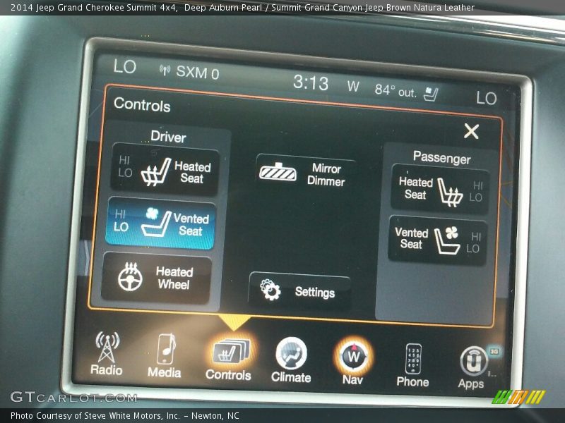 Deep Auburn Pearl / Summit Grand Canyon Jeep Brown Natura Leather 2014 Jeep Grand Cherokee Summit 4x4