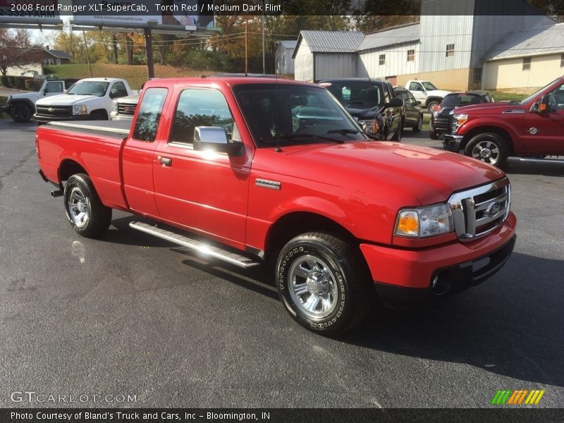 Torch Red / Medium Dark Flint 2008 Ford Ranger XLT SuperCab