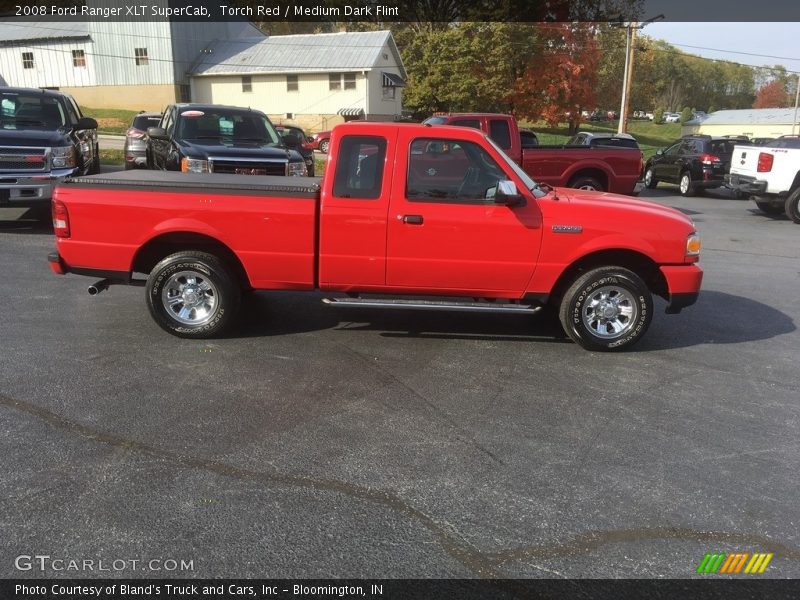 Torch Red / Medium Dark Flint 2008 Ford Ranger XLT SuperCab