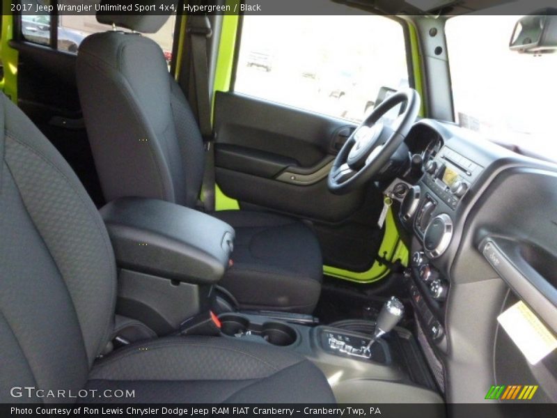 Hypergreen / Black 2017 Jeep Wrangler Unlimited Sport 4x4