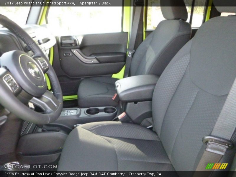 Hypergreen / Black 2017 Jeep Wrangler Unlimited Sport 4x4
