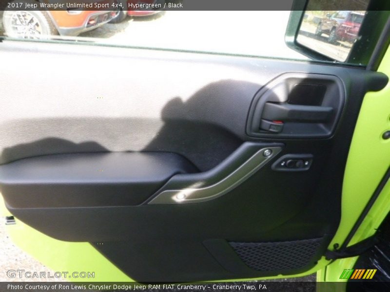 Hypergreen / Black 2017 Jeep Wrangler Unlimited Sport 4x4
