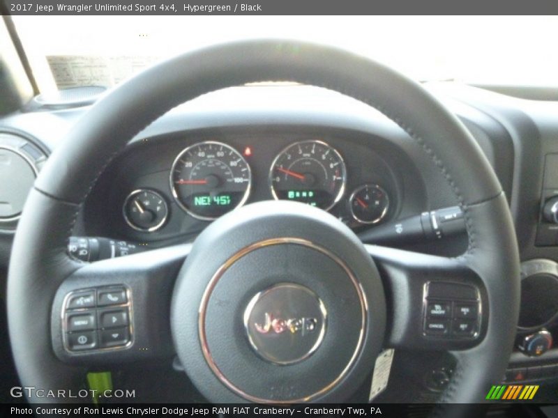 Hypergreen / Black 2017 Jeep Wrangler Unlimited Sport 4x4