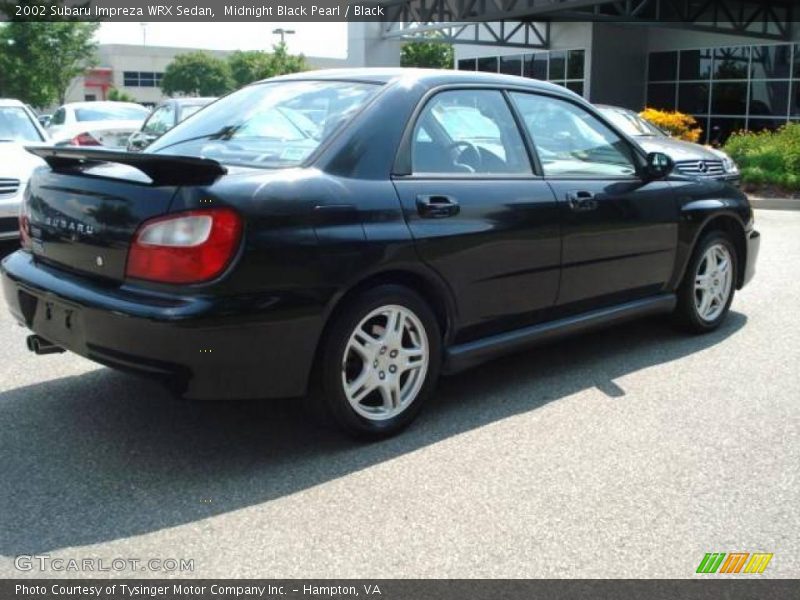 Midnight Black Pearl / Black 2002 Subaru Impreza WRX Sedan