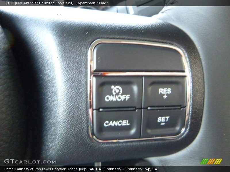 Hypergreen / Black 2017 Jeep Wrangler Unlimited Sport 4x4