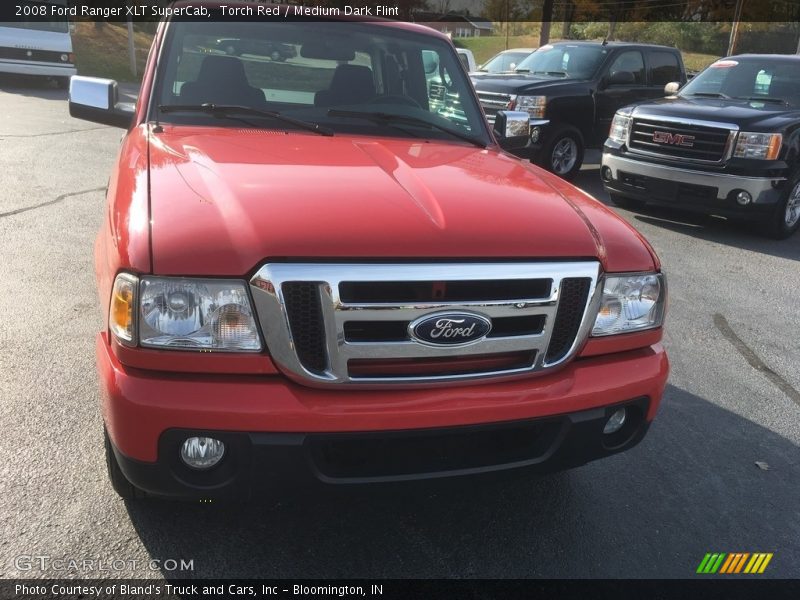 Torch Red / Medium Dark Flint 2008 Ford Ranger XLT SuperCab