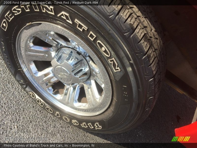 Torch Red / Medium Dark Flint 2008 Ford Ranger XLT SuperCab