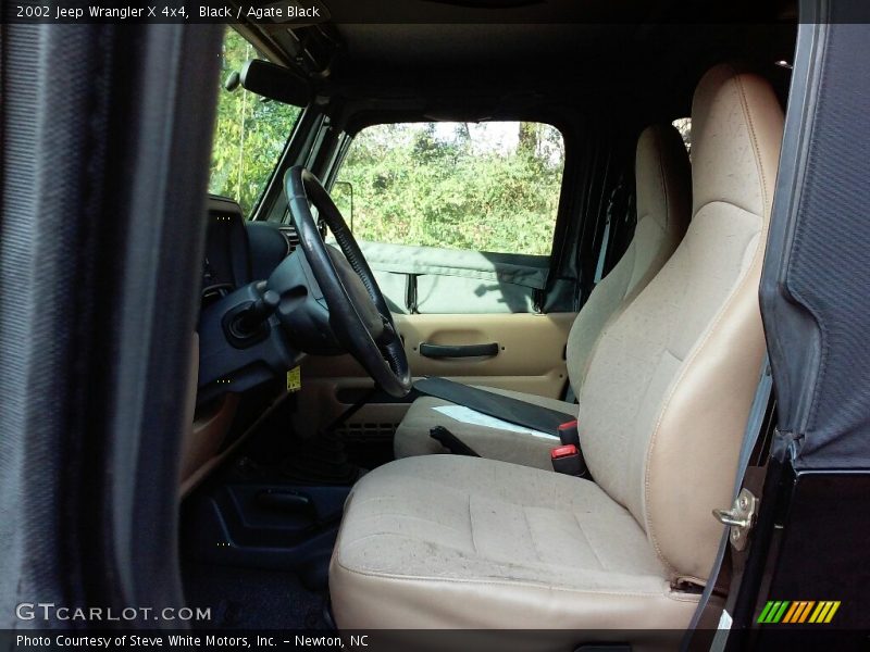 Black / Agate Black 2002 Jeep Wrangler X 4x4