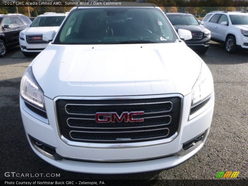 Summit White / Dark Cashmere 2017 GMC Acadia Limited AWD