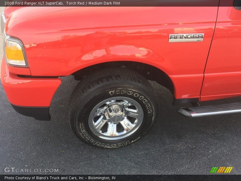 Torch Red / Medium Dark Flint 2008 Ford Ranger XLT SuperCab