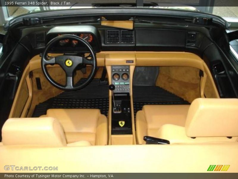 Black / Tan 1995 Ferrari 348 Spider