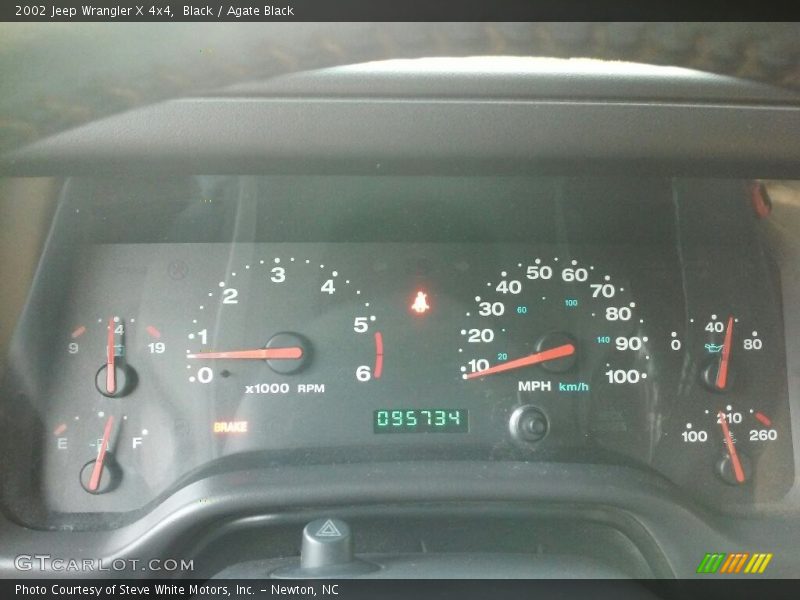 Black / Agate Black 2002 Jeep Wrangler X 4x4