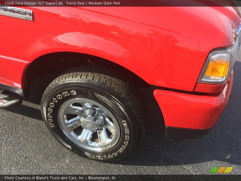 Torch Red / Medium Dark Flint 2008 Ford Ranger XLT SuperCab