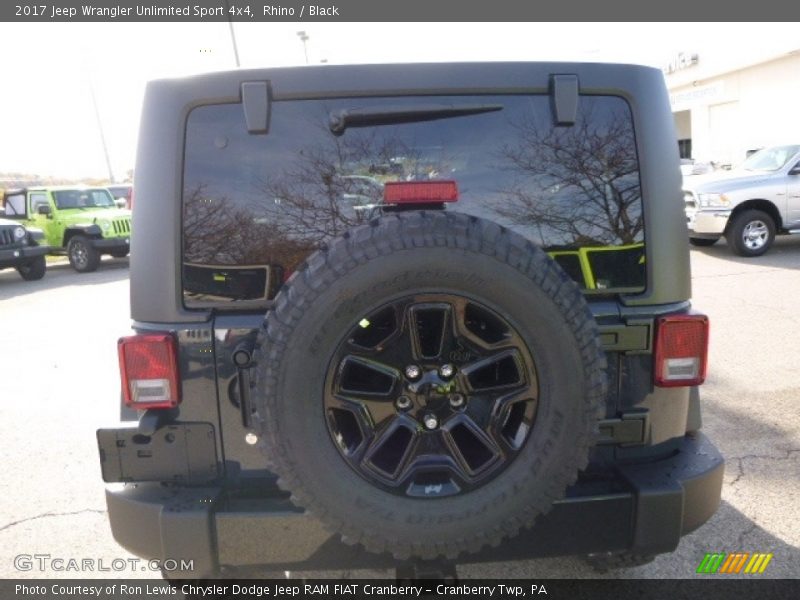 Rhino / Black 2017 Jeep Wrangler Unlimited Sport 4x4