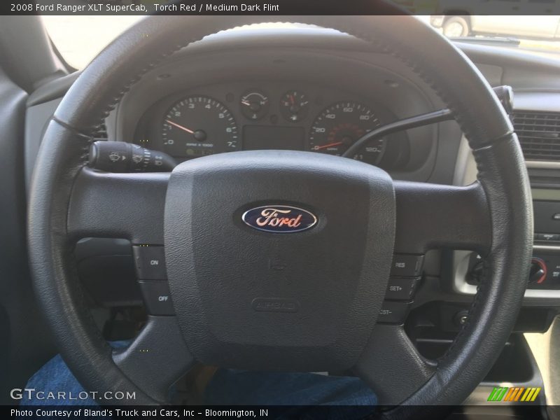 Torch Red / Medium Dark Flint 2008 Ford Ranger XLT SuperCab
