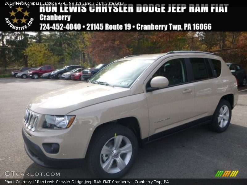 Mojave Sand / Dark Slate Gray 2017 Jeep Compass Latitude 4x4