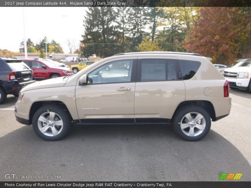 Mojave Sand / Dark Slate Gray 2017 Jeep Compass Latitude 4x4