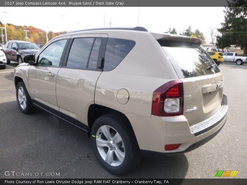 Mojave Sand / Dark Slate Gray 2017 Jeep Compass Latitude 4x4