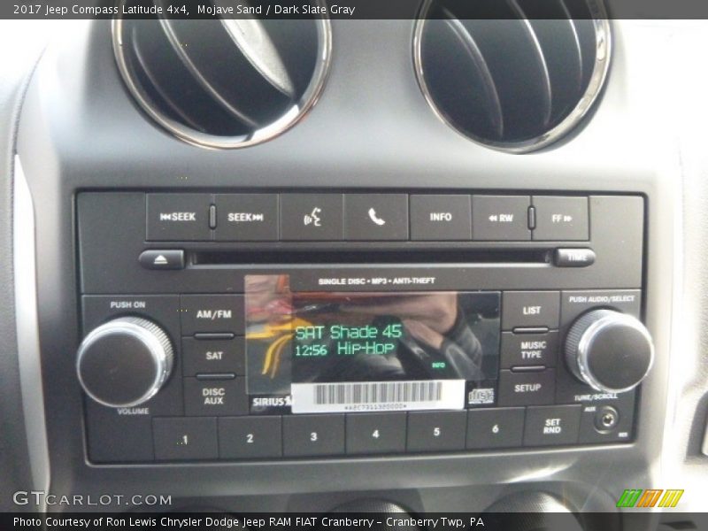 Mojave Sand / Dark Slate Gray 2017 Jeep Compass Latitude 4x4