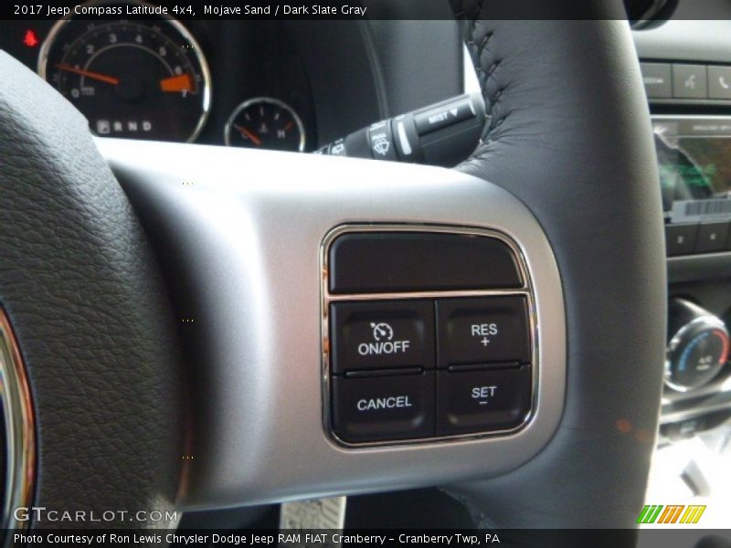 Mojave Sand / Dark Slate Gray 2017 Jeep Compass Latitude 4x4