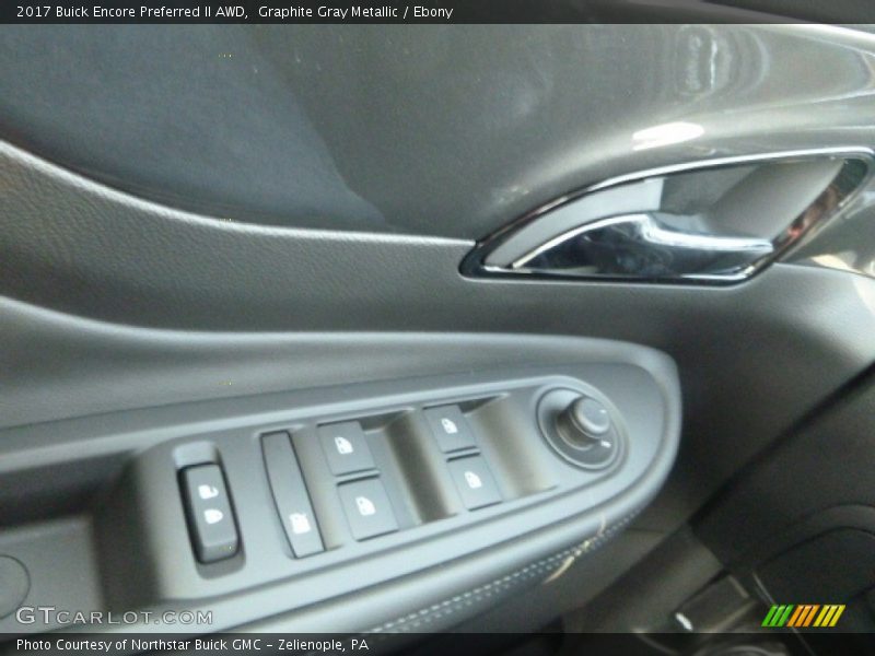Graphite Gray Metallic / Ebony 2017 Buick Encore Preferred II AWD