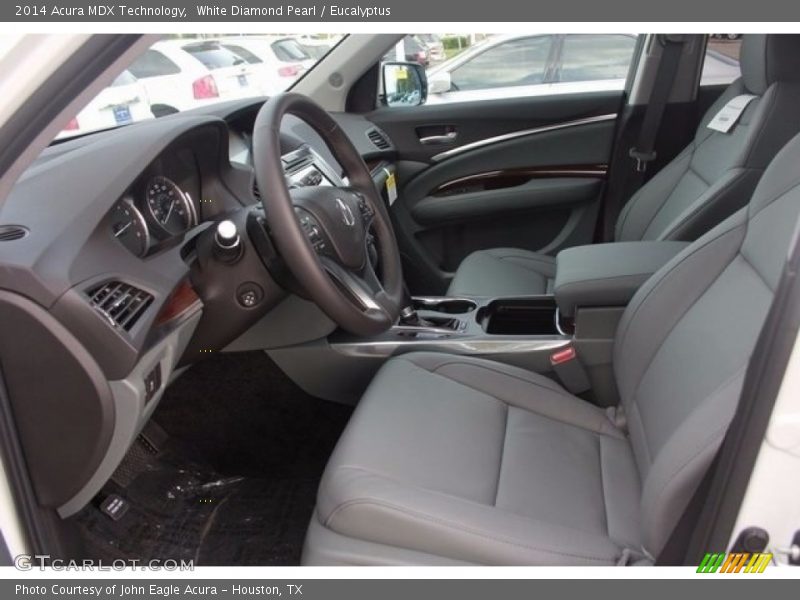 White Diamond Pearl / Eucalyptus 2014 Acura MDX Technology