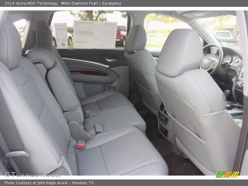 White Diamond Pearl / Eucalyptus 2014 Acura MDX Technology