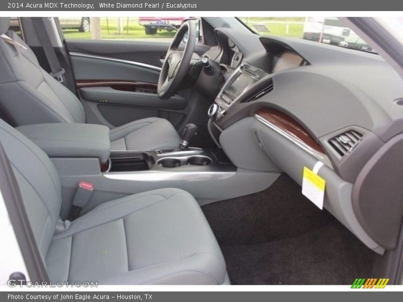 White Diamond Pearl / Eucalyptus 2014 Acura MDX Technology