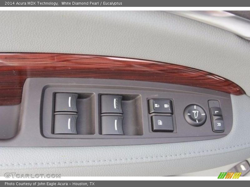 White Diamond Pearl / Eucalyptus 2014 Acura MDX Technology