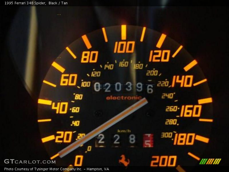 Black / Tan 1995 Ferrari 348 Spider