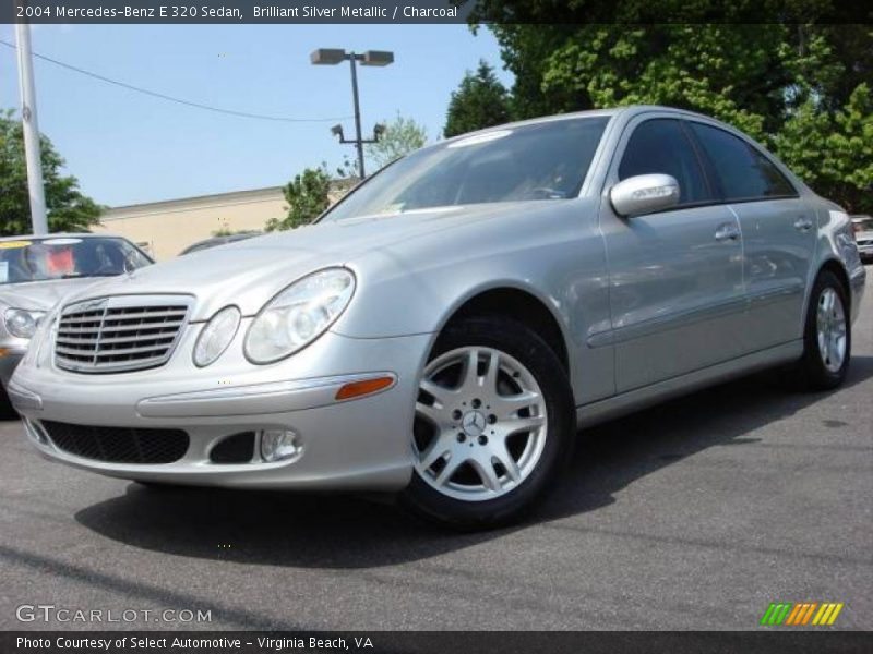 Brilliant Silver Metallic / Charcoal 2004 Mercedes-Benz E 320 Sedan