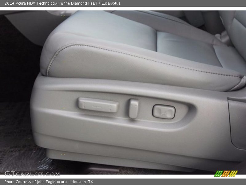 White Diamond Pearl / Eucalyptus 2014 Acura MDX Technology
