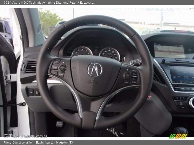 White Diamond Pearl / Eucalyptus 2014 Acura MDX Technology