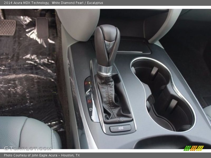 White Diamond Pearl / Eucalyptus 2014 Acura MDX Technology