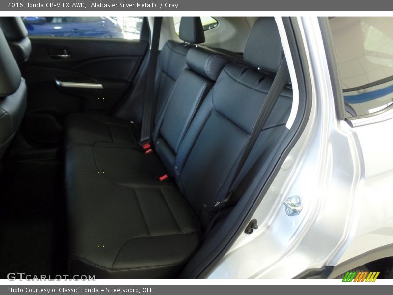 Alabaster Silver Metallic / Gray 2016 Honda CR-V LX AWD
