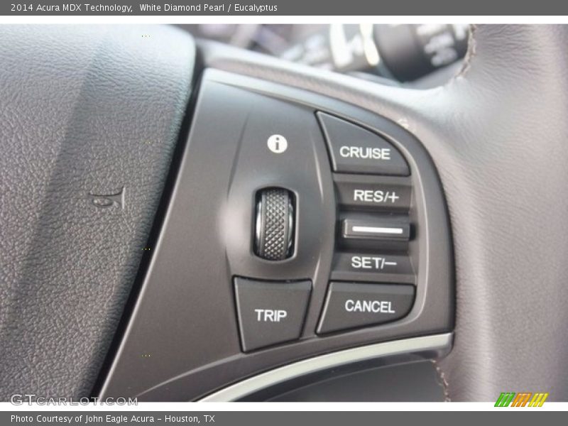 White Diamond Pearl / Eucalyptus 2014 Acura MDX Technology