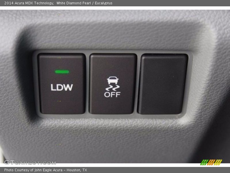 White Diamond Pearl / Eucalyptus 2014 Acura MDX Technology