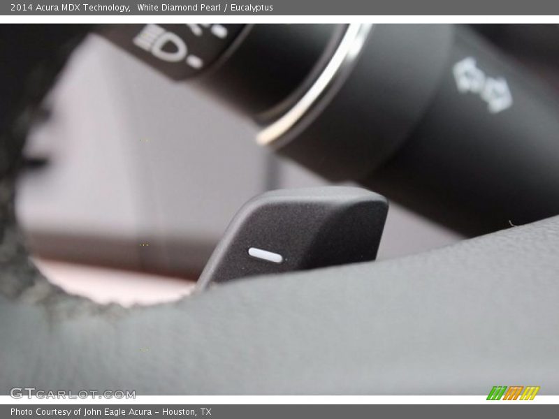 White Diamond Pearl / Eucalyptus 2014 Acura MDX Technology