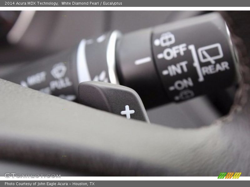 White Diamond Pearl / Eucalyptus 2014 Acura MDX Technology